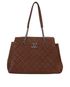 Chanel Quilted Large Lady Pearly Tote, &pound;1,950, Handbags, Brown, Caviar Leather, Front view